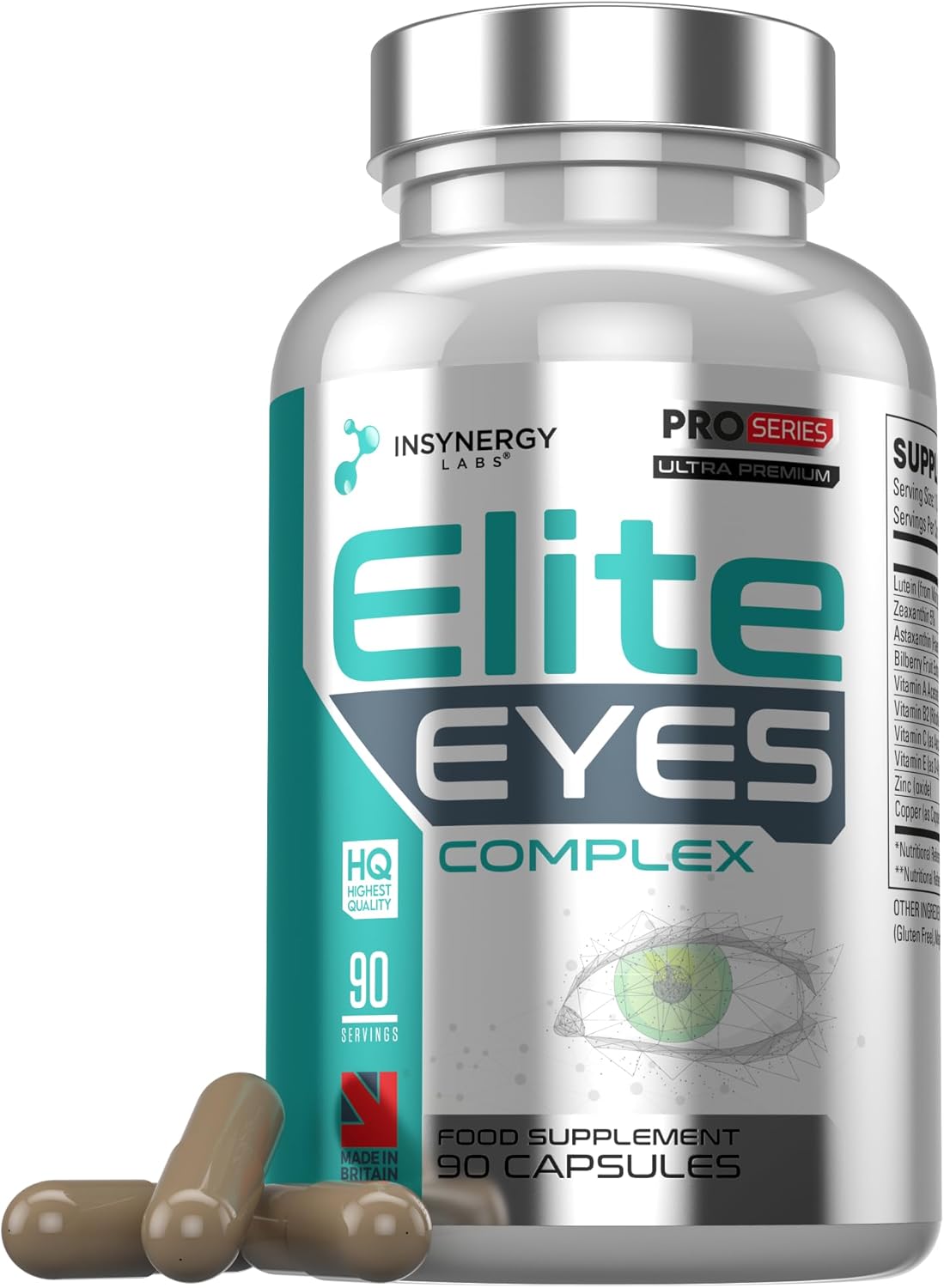 Ultra Premium Eye Vitamins Complex Elite Eyes (3X Strength) Strongest