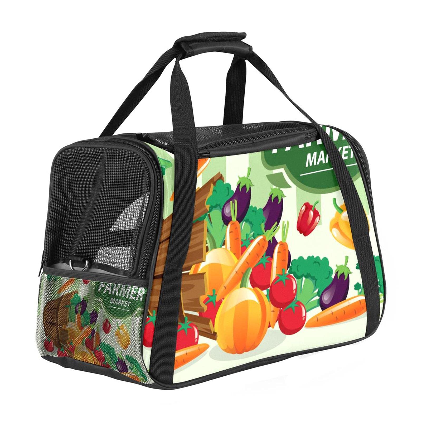 Sac de transport souple pour animal avec bandoulière réglable pour chien et chat