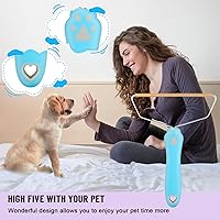 Vista 2 de Removedor de pelo de mascotas, removedor de pelo de perro, muebles removedores de pelo de gatos, rastrillo de alfombra, herramienta de eliminación