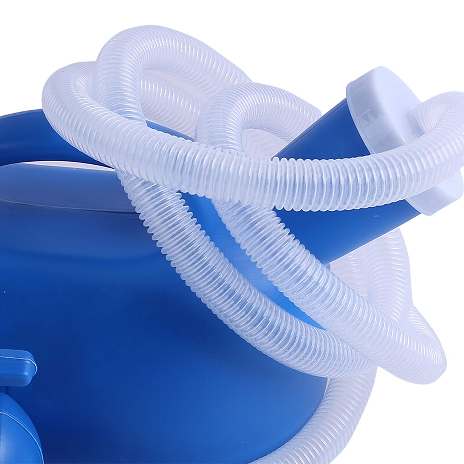 Męska 2000 ml przenośna butelka na nocnik męski kolektor pisuaru do szpitala kempingowego samochodu podróży toalety pisuaru, 160 cm tuba (niebieski)
