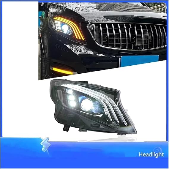 Headlight Assemblies Headlight Assembly for Benz For VITO For W447 For V260 2016-2021 Car Head Lamp(A)