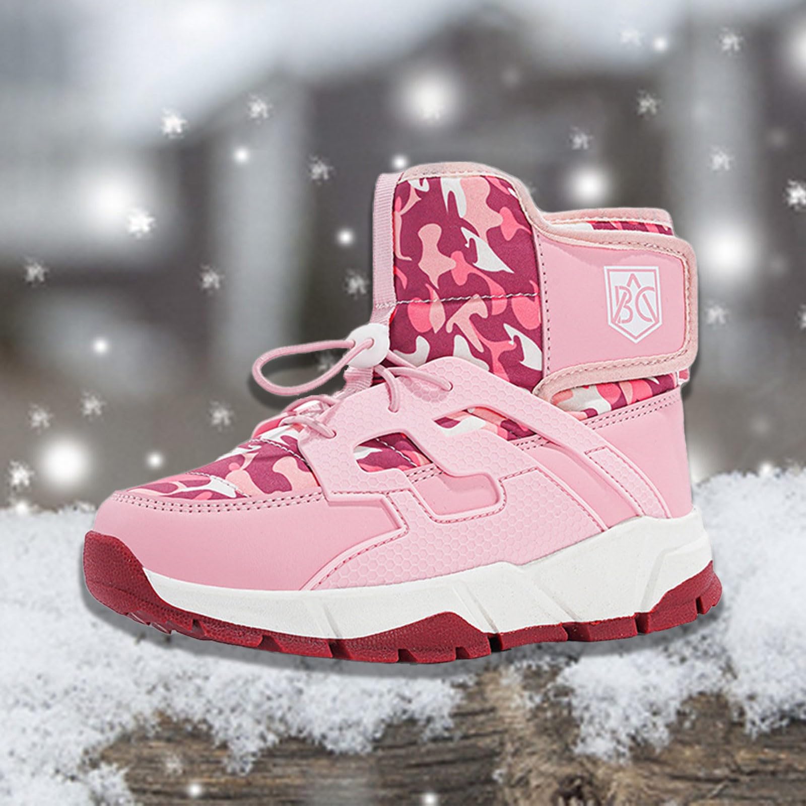 OBiQuzz Stivali da neve per bambini da 5 mesi con stivali da neve in cotone