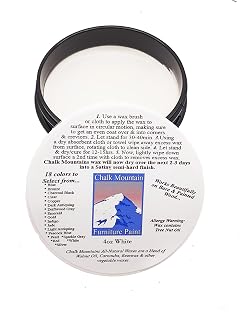All Natural Furniture Finishing Waxes. Beautifys & Protects Painted & Unfinished Wood 4oz White
