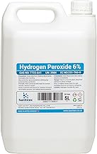 Hydrogen Peroxide 6% 20 Vols. 50ml 500ml 1L 5L Litre for Cleaning Disinfecting Bleaching (5L)