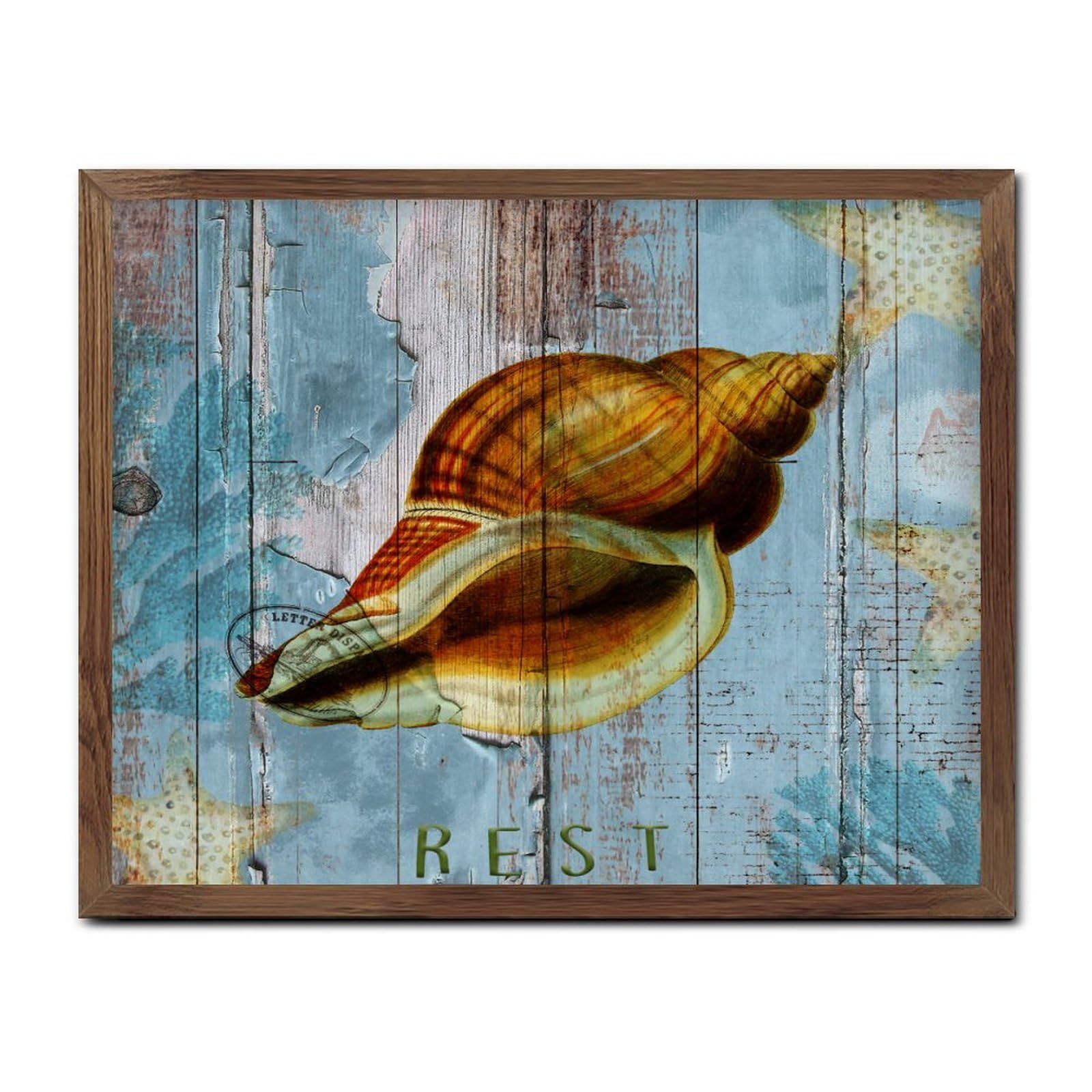 Plaque de mer tortue et panneau mural bois ocean pour deco entree