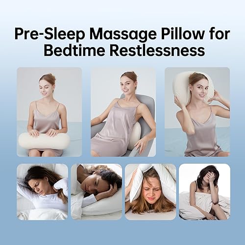 Miniatura 9 de Neck Massager Pillow for Pain Relief deep Tissue, Shiatsu Neck and Shoulder Massager with Heat,Cordless Massage Pillow,Ideal Gifts for Mom Dad Women