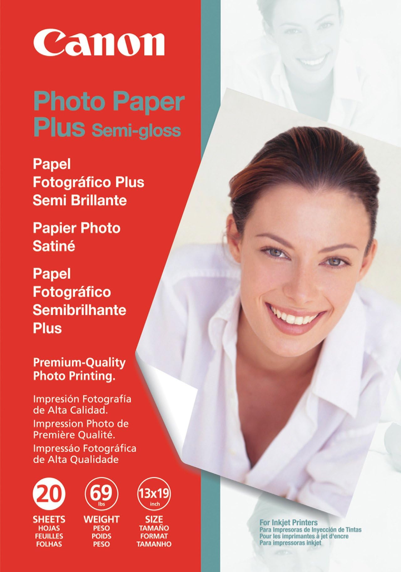 20SHEETS 13INX19IN Semi Gloss Canon Photo Paper Plus