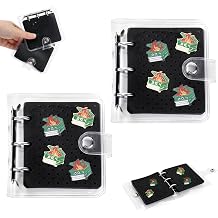 XIHIRCD 2Pcs Small Mini Enamel Pin Display Book for Travel Collectors