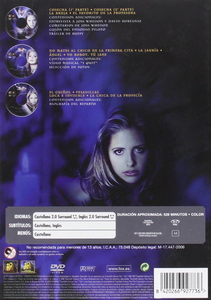Buffy 1ª Temporada [DVD]