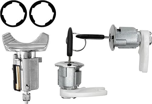 Miniatura 6 de Juego de cilindros de bloqueo de puerta e interruptor de encendido con llaves. Reemplazo para vehículos Ford F150250350, E150250350, Ranger, Bronco