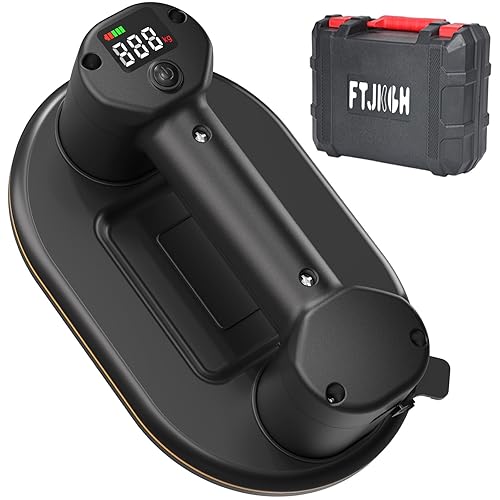 ventouse électrique 24 cm sans fil, 2 moteurs, LCD, 300 kg, 4000 mAh.