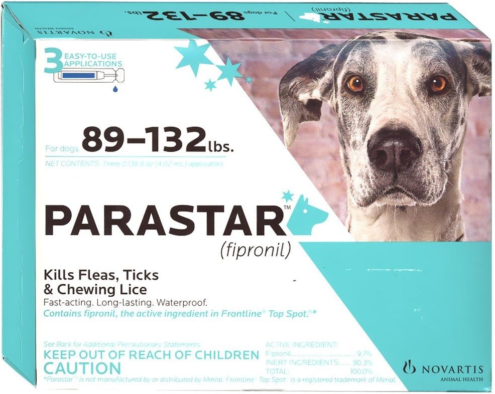 3 Month Parastar Blue for Dogs 89132 lbs