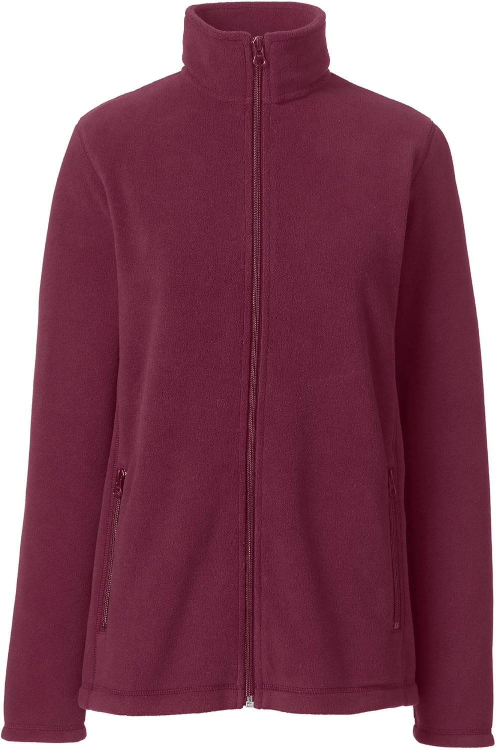 Lands' End Women's Full-Zip Mid-Weight Fleece Jacket