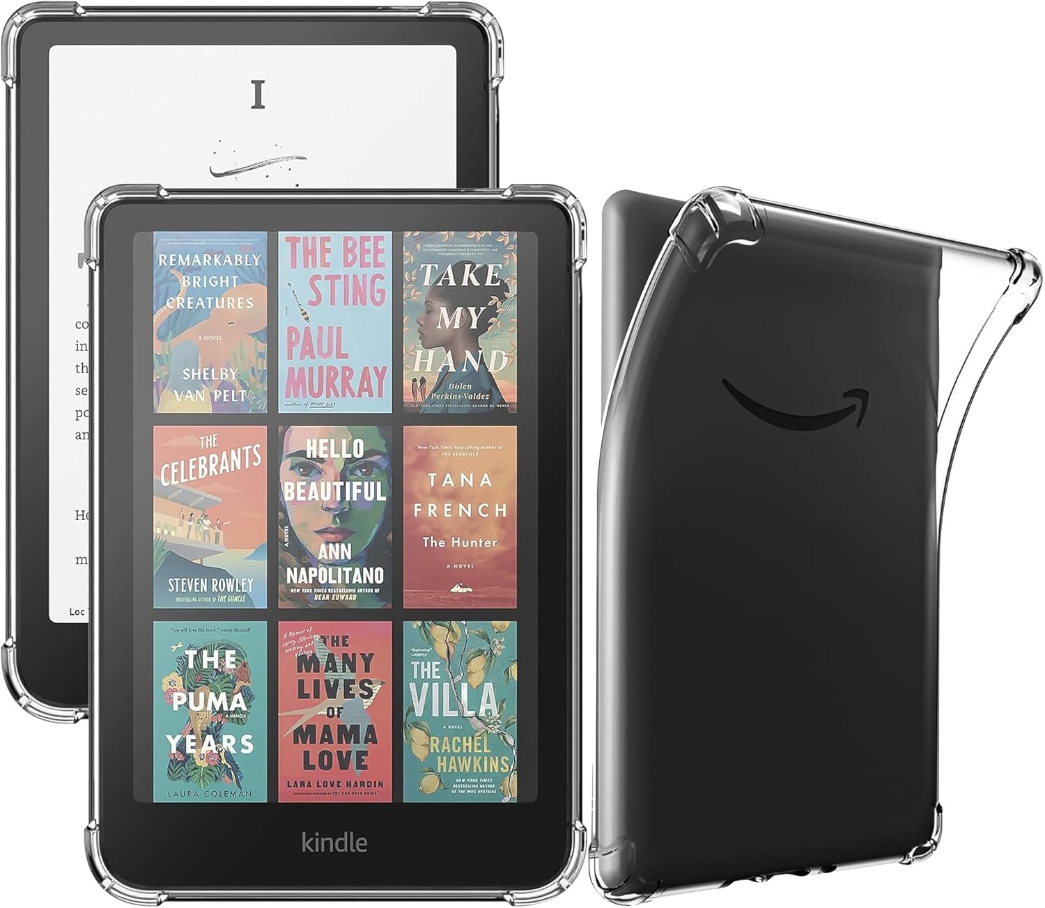 Case for 7" Kindle Paperwhite 12th Generation 2024 and Kindle Colorsoft Signature Edition, Lightweight Anti-Scratch Shockproof Soft TPU Back Clear Cover