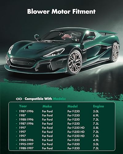 Vista 42 de SCITOO 700188 Reemplazo del motor del ventilador HVAC con jaula de ventilador para Toyota Tacoma 2005-2015, reemplazo OE - 87103-04043, 87103-04044