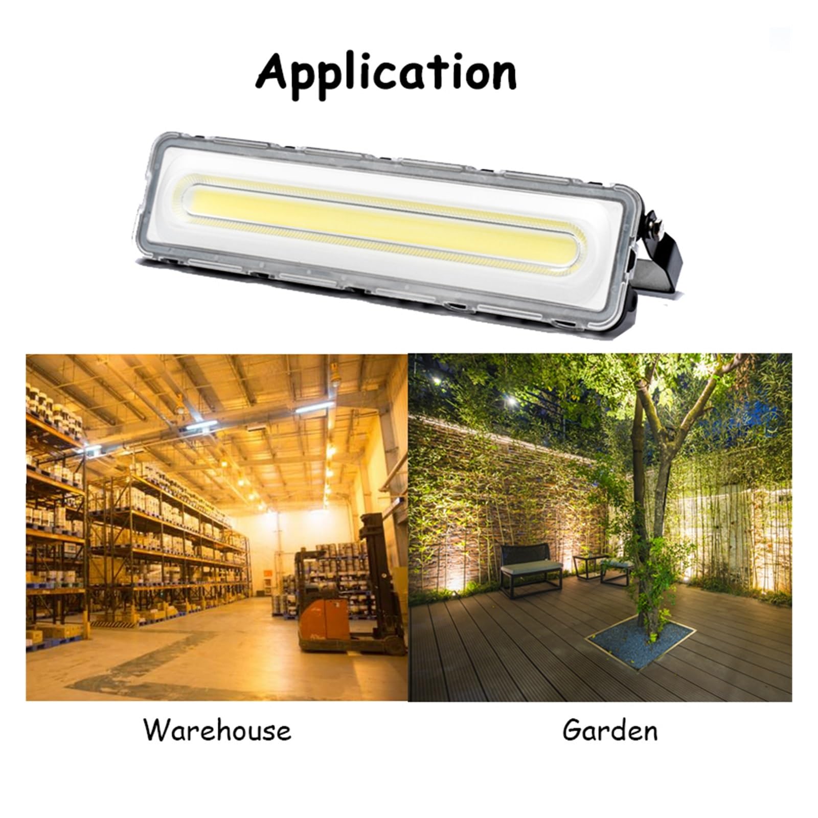 Lampada Da Esterno A LED Da 50 W Lampada Da Esterno Impermeabile IP65 Faretto Da Parete Lampioni Da Garage Faretti da Esterno(50W)