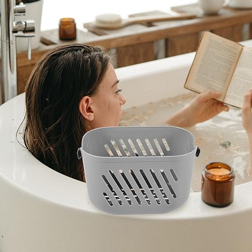 Miniatura 9 de Ipetboom Cesta de almacenamiento de plástico para colgar, cesta de ducha, organizador de lavandería, contenedor para organizar baño, cocina,