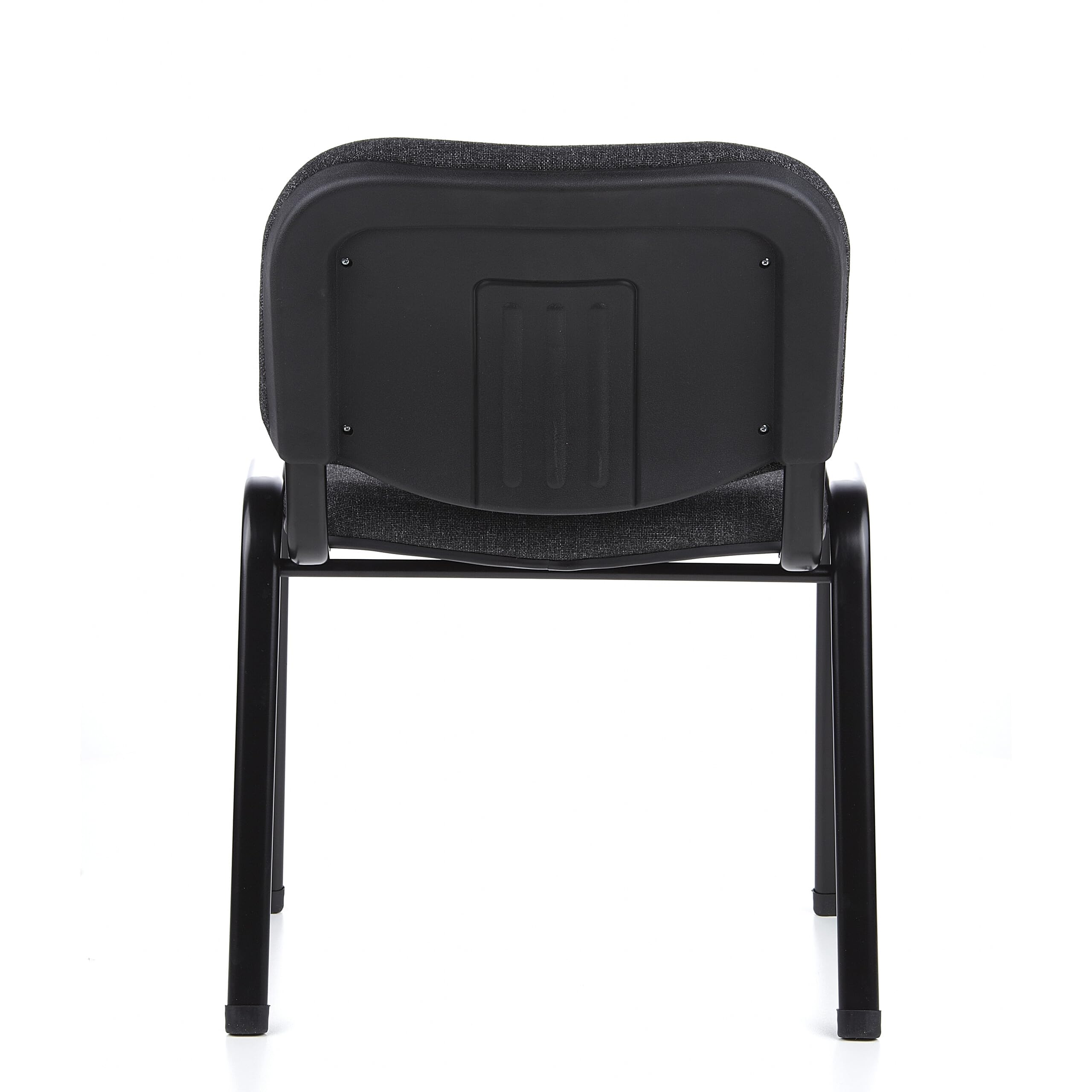 HJH Office 704520 Set di 4 Ospite XT 600 Tessuto, Conferenza imbottita, impilabile, Attesa, Poltrona, Antracite