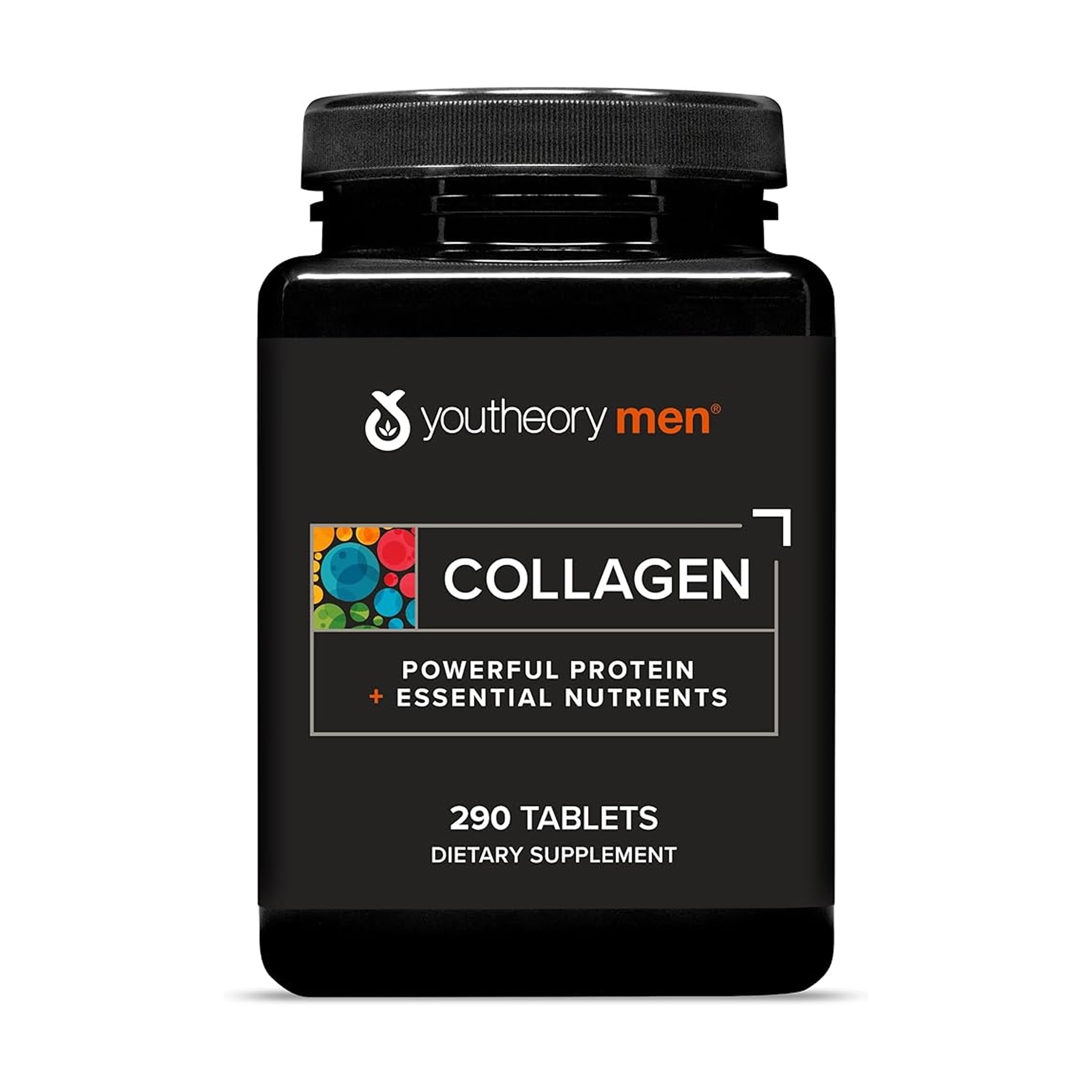 Youtheory Men's Collagen, 5,000 mg, 290 Tablets, 48-Day Supply