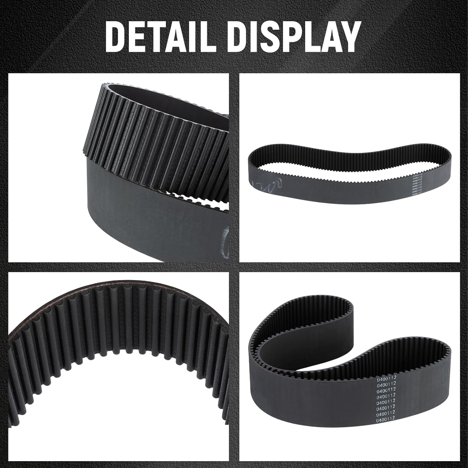 0400112 Belt Compatible with Carlton Stump Grinder SP4012 2300 2400 2500 2600