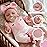 JIZHI Lifelike Reborn Baby Dolls - 12 Inch Realistic-Newborn Baby Dolls Girl Handmade Real Life Toddler Dolls with Clothes for Kids Age 3+