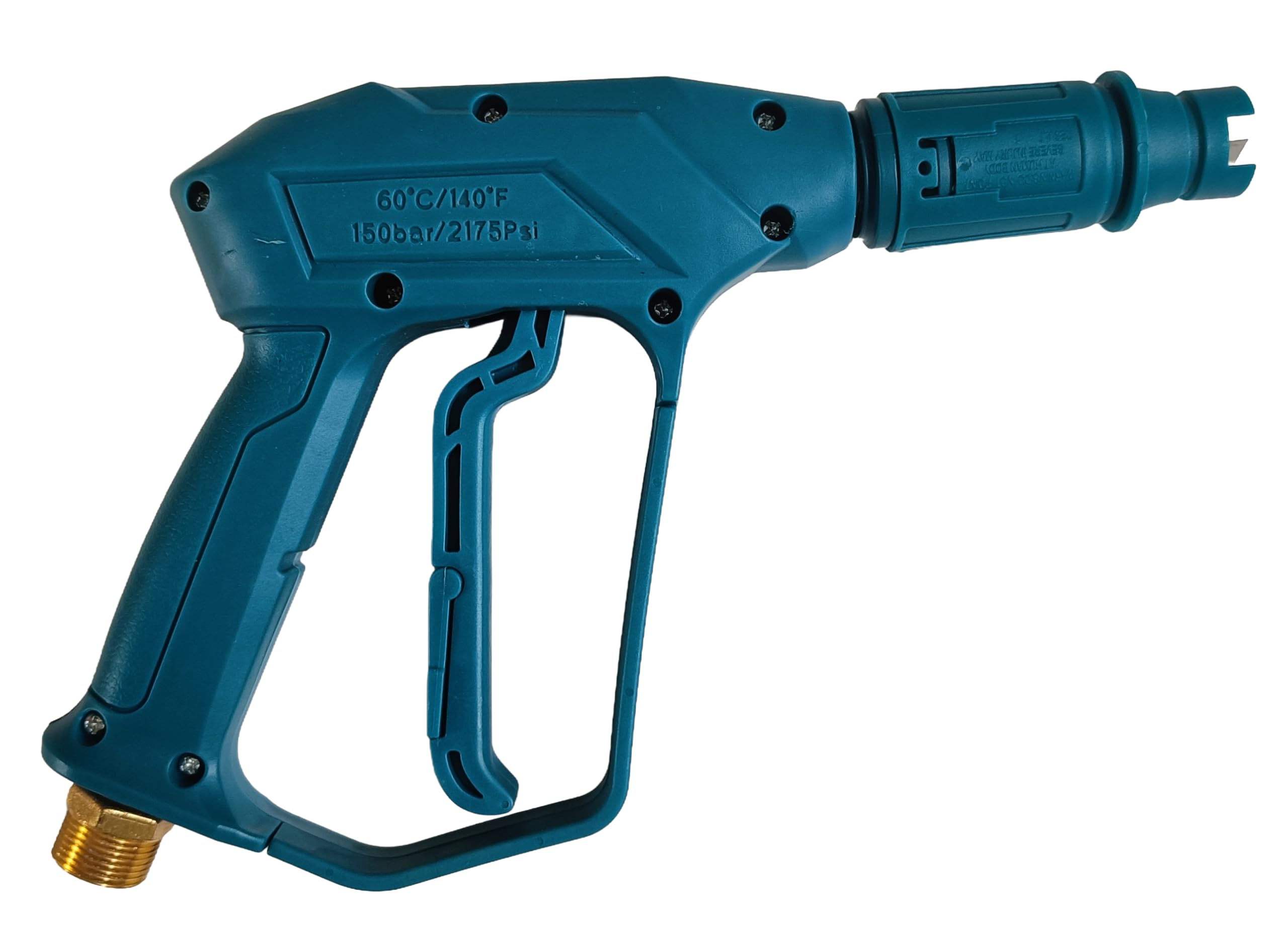 High-Pressure Washer Gun Blue, 150Bar/2175psi Power Spray Gun with 1/4 Quick Connect, Ergonomic Handle for Pressure Washers, Ideal for Car, Patio, and Outdoor Cleaning M22 Socket 1Pc-image-31