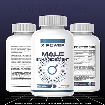 (2 Pack) X Power Pills for Men, X Power Supplement for Strength and Stamina Support* Advanced Formula, 120 Count