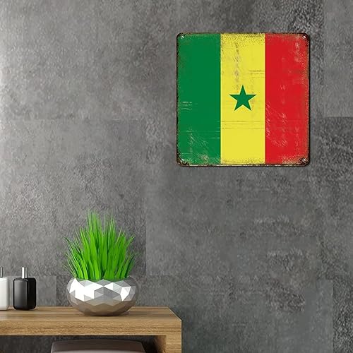 Vista 126 de Letrero de metal con bandera de país internacional, bandera de Polonia, regalo de bandera de Polonia, letreros de aluminio envejecidos