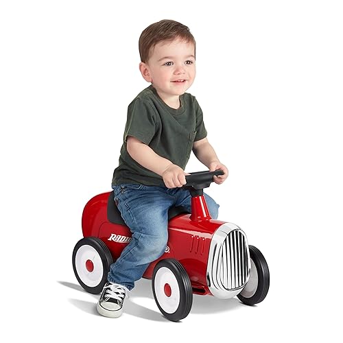 Radio Flyer Little Red Roadster, Juguetes Infantiles para Montar, Edades 1-3, Longitud 24"