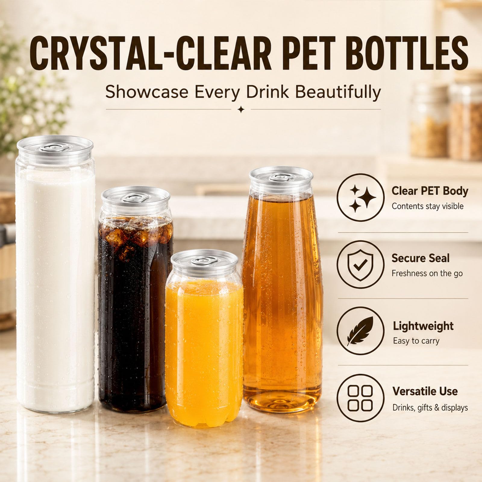 Packaging Pet per Bevande Fredde 650mL200Pack