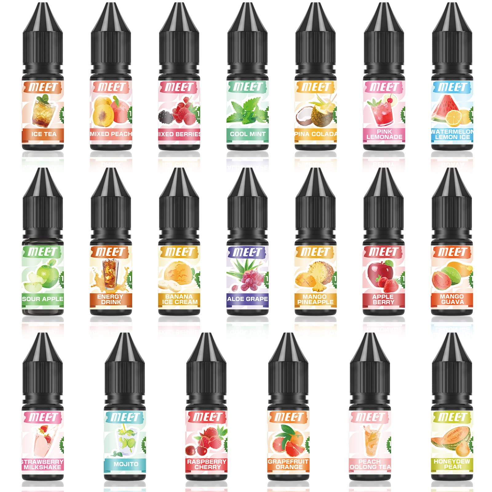 Amazon | 電子タバコ リキッド vapeリキッド 10ml×20種風味 メンソール 