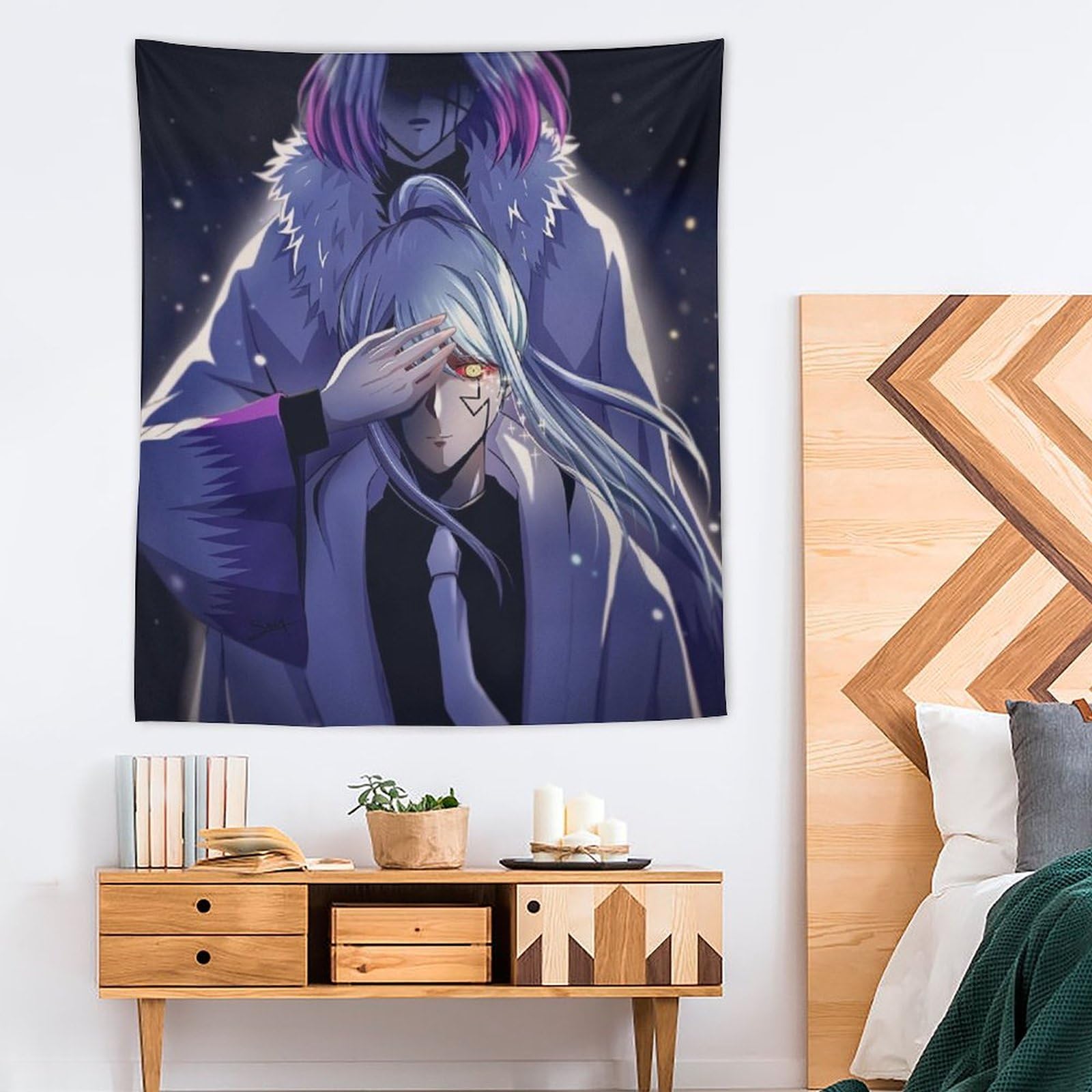 マッシュル ロング タペストリー 連動購入特典 マッシュ アベル レイン Amazon.co.jp: マッシュル MASHLE アベル アビス タペストリー