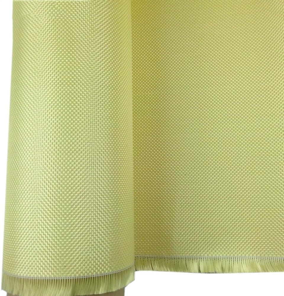 GatherTOOL 1M X1meter Folded 1500D Kevlar 1414 Cloth 220g Aramid Plain Weave Cut Resistant High Strength Yellow Cloth