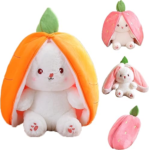 Miniatura 1 de Irenar Peluche de conejo, conejo de Pascua, expresión de tela súper suave, juguetes de peluche de conejo, regalos para niños y niñas, decoración de