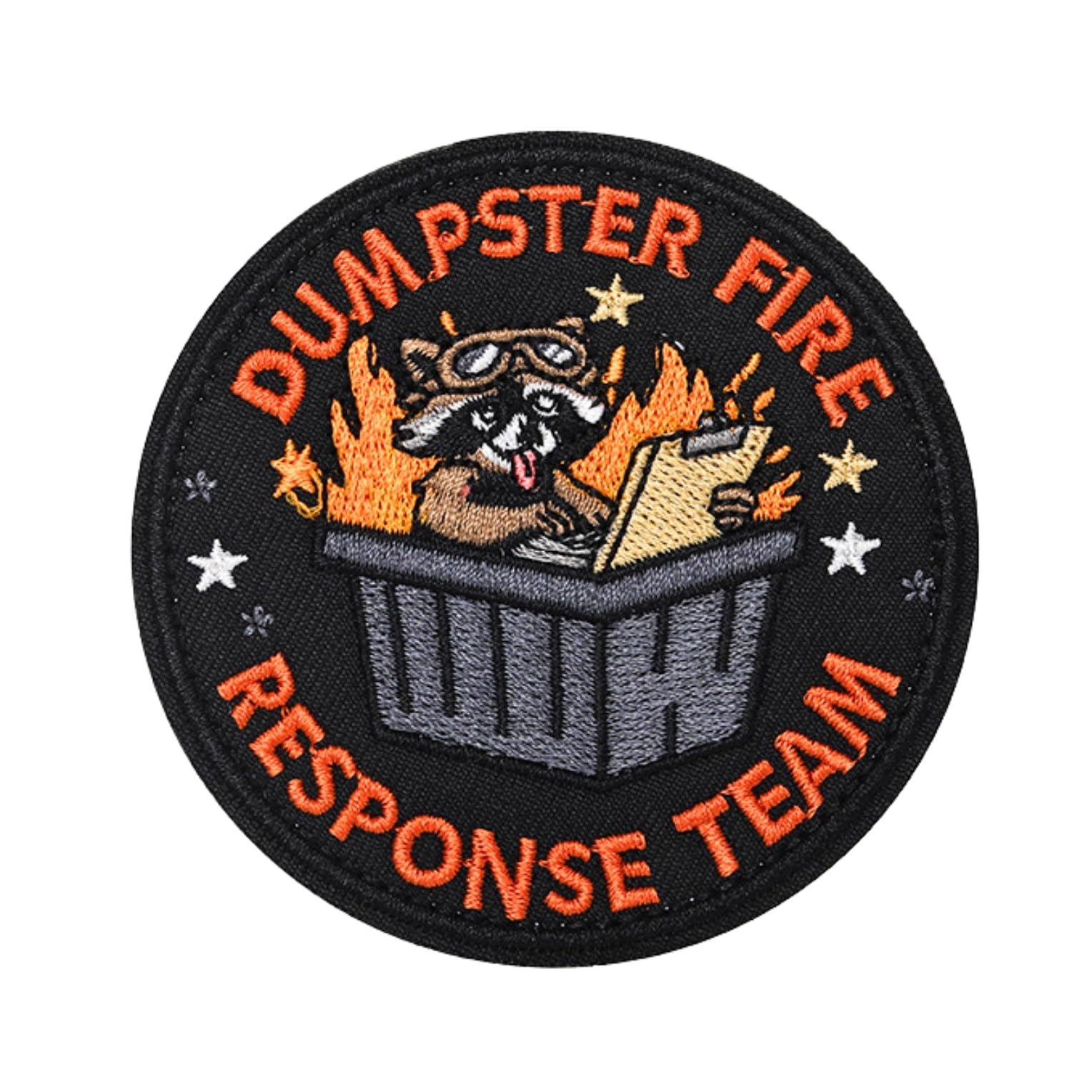 Patch brodé Dumpster Fire Response Team pour personnaliser vos accessoires de voyage