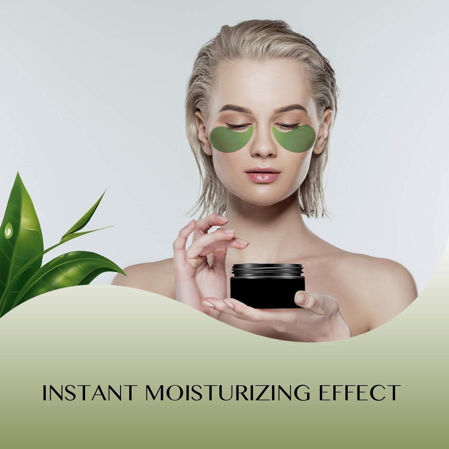Collagen Eye Mask, Matcha Green Tea Extract Under Eye Patches, Eye Mask for Puffy Eyes, Undereye Dark Circles Treatments, Anti-Wrinkle Gel Pads - 60 Under Eye Pads : Everything Else