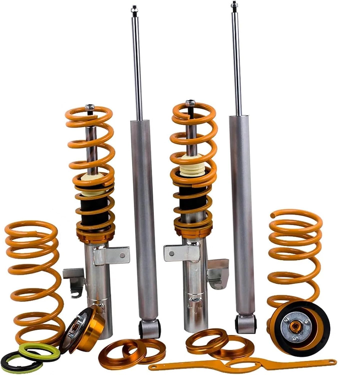 Adjustable Coilover Suspension Compatible For Ford Focus Mk2 Hatchback Saloon Estate Shock Absorber