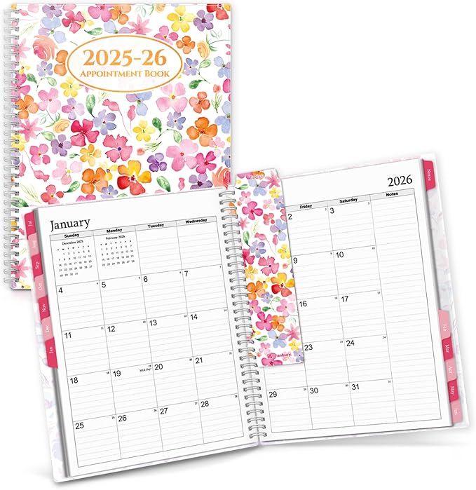 CRANBURY 20252026 Appointment Book (Blossoms), Use July