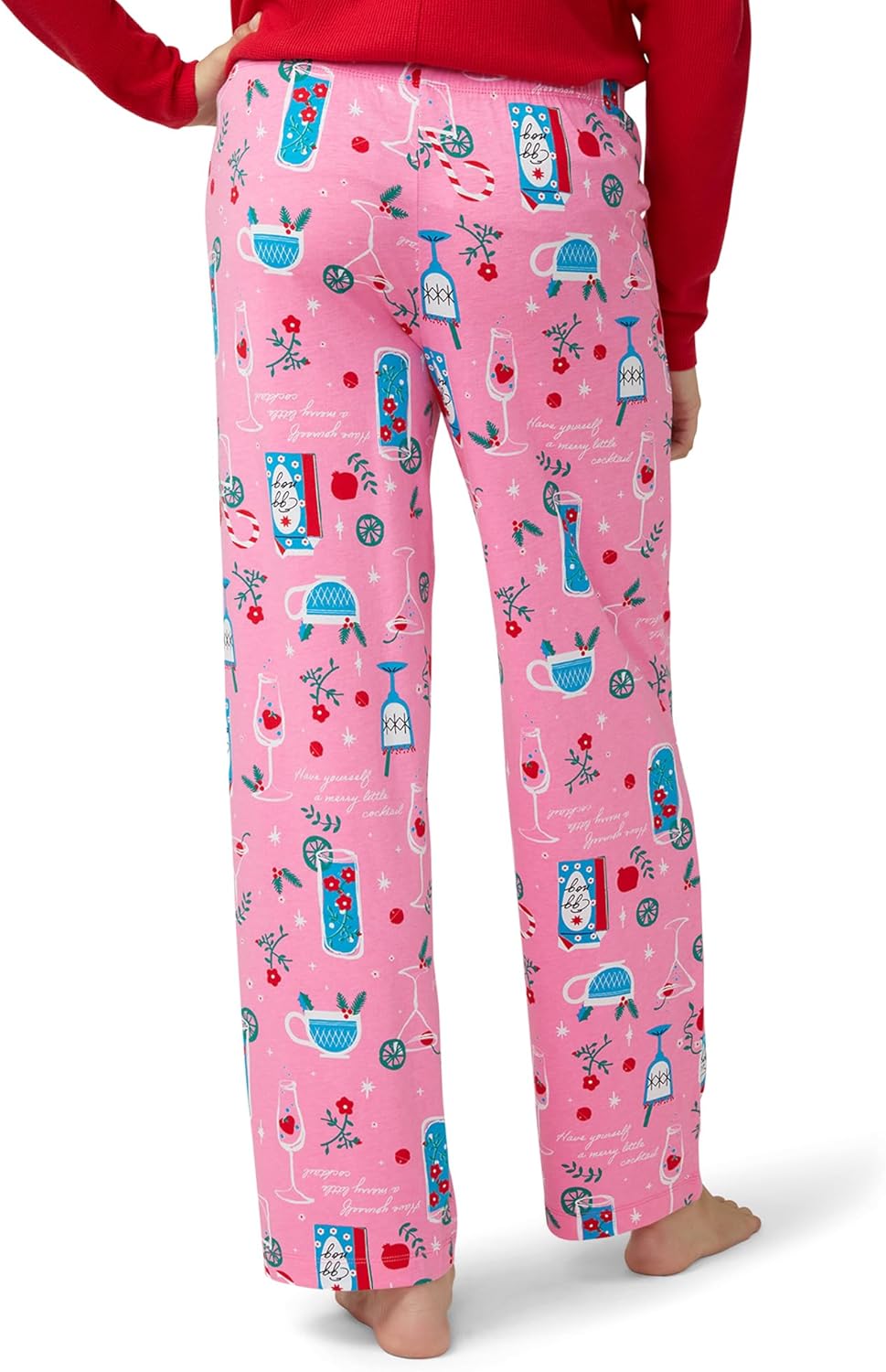HUE womens Sleep and Lounge Pajama Separates, Christmas and Holiday Collection - Image 2