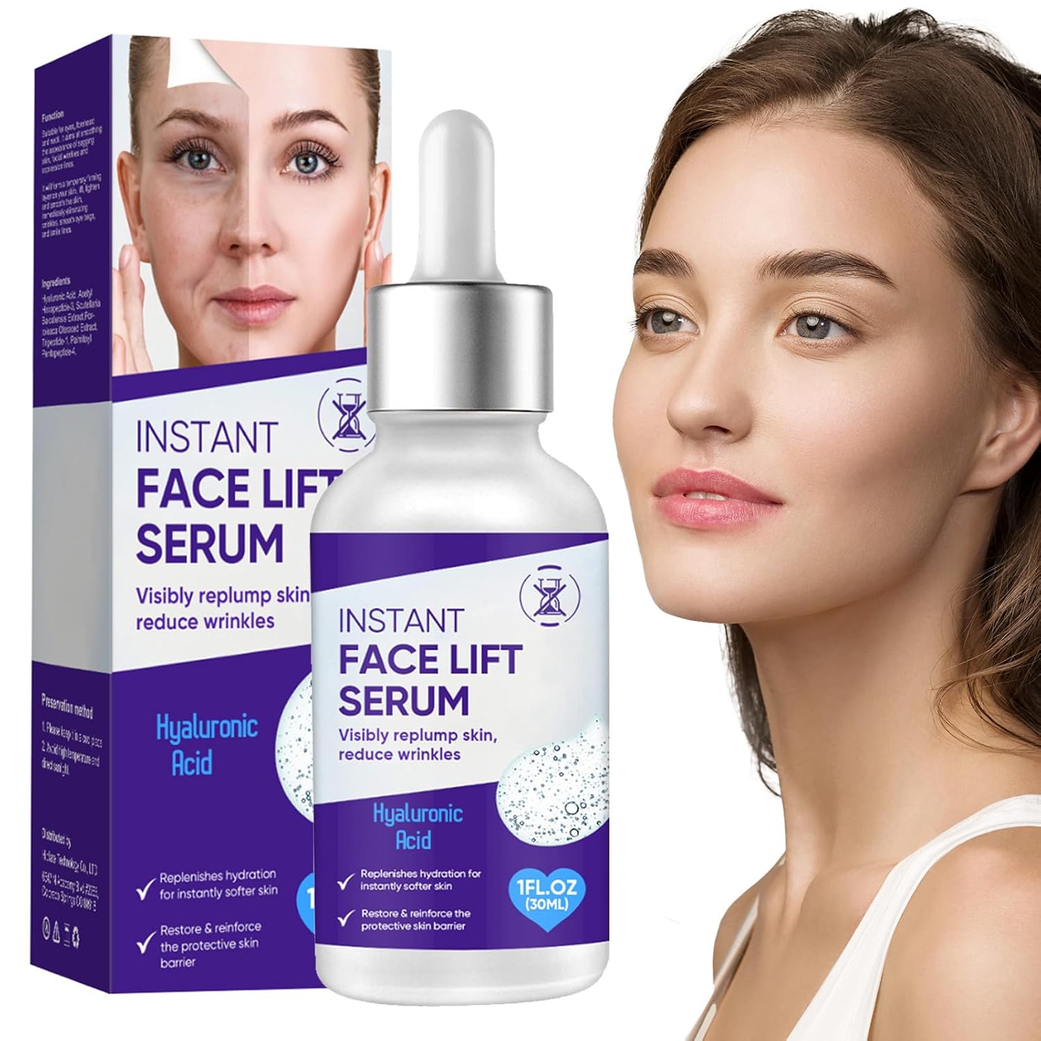 Amazon.com: Senhorita Instant Face Lift Serum, Temporary Skin Lifting ...