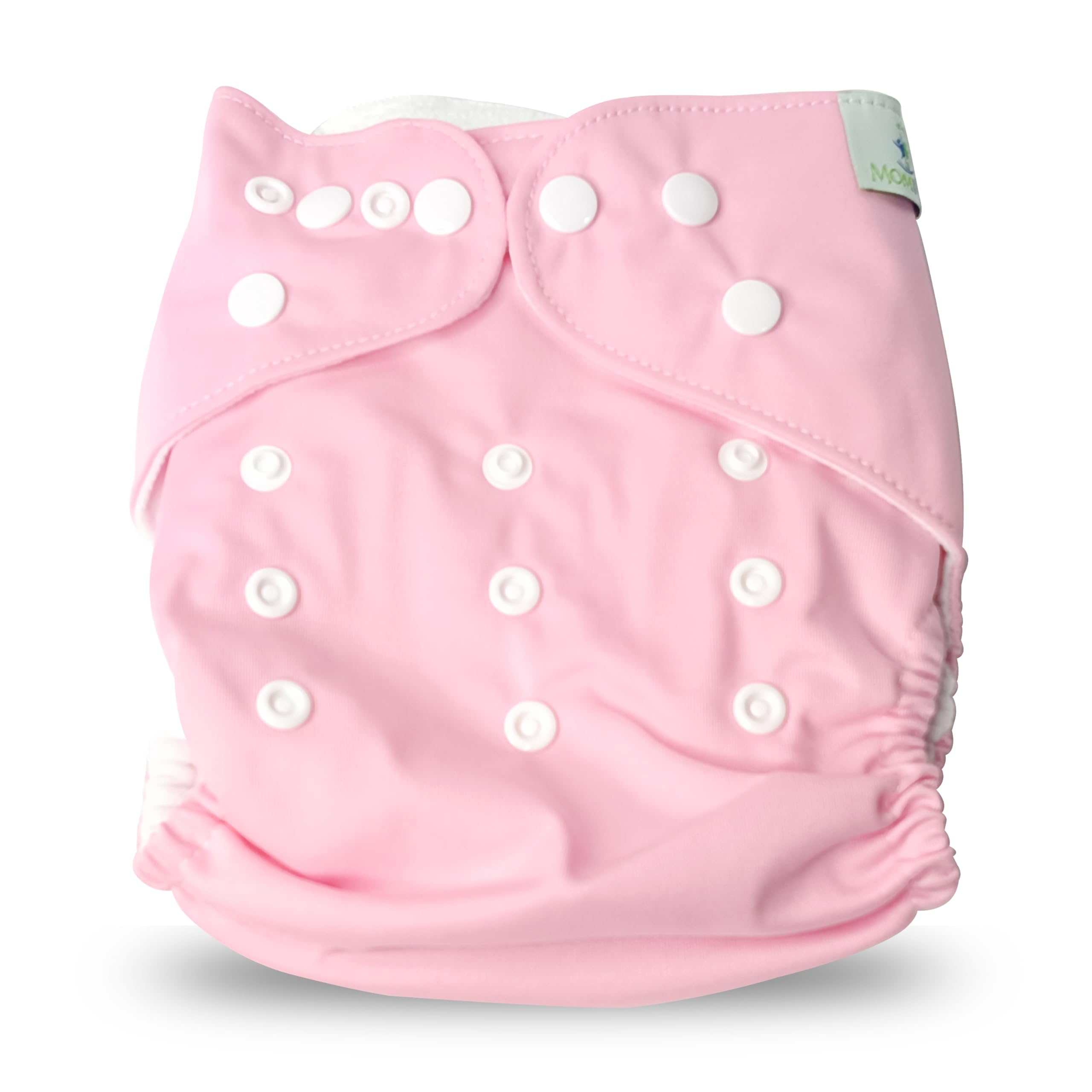 Momittle® Cotton Cloth Diapers For Babies 0 To 3 Years | Baby Products | Reusable Diaper For New Born Baby Clothes | Langot | Washable Diapers | Leak Proof, Adjustable | 1 Diaper, 1 Insert - Pink