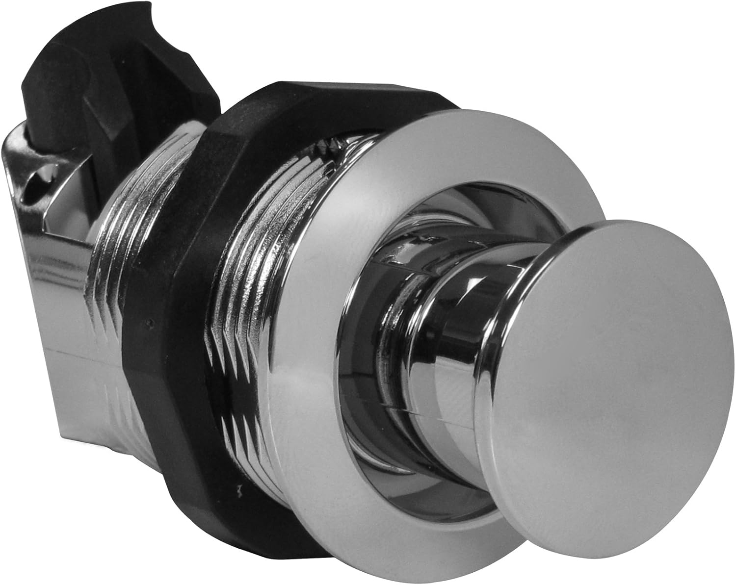 Pull to Open Chrome Push Button Latch