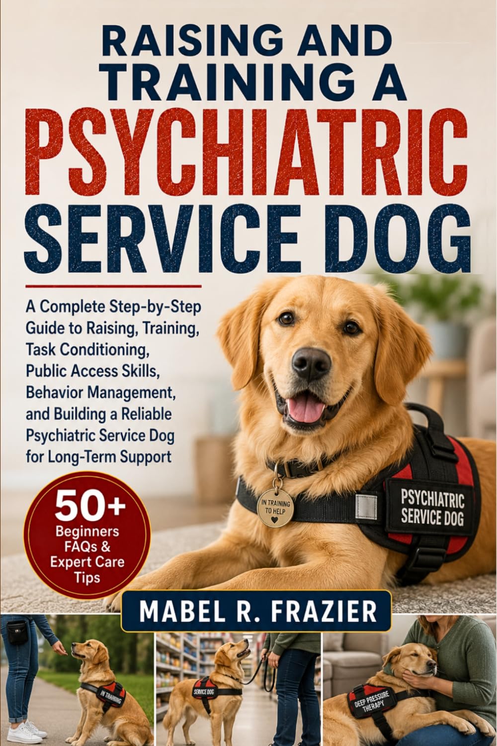 RAISING AND TRAINING A PSYCHIATRIC SERVICE DOG: A Complete Step-by-Step Guide to Raising, Training, Task Conditioning, Public Access Skills, Behavior ... Psychiatric Service Dog for Long-Term Support