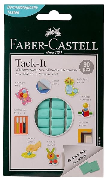 Faber-Castell Tack-It - Pack of 90 (Light Green)