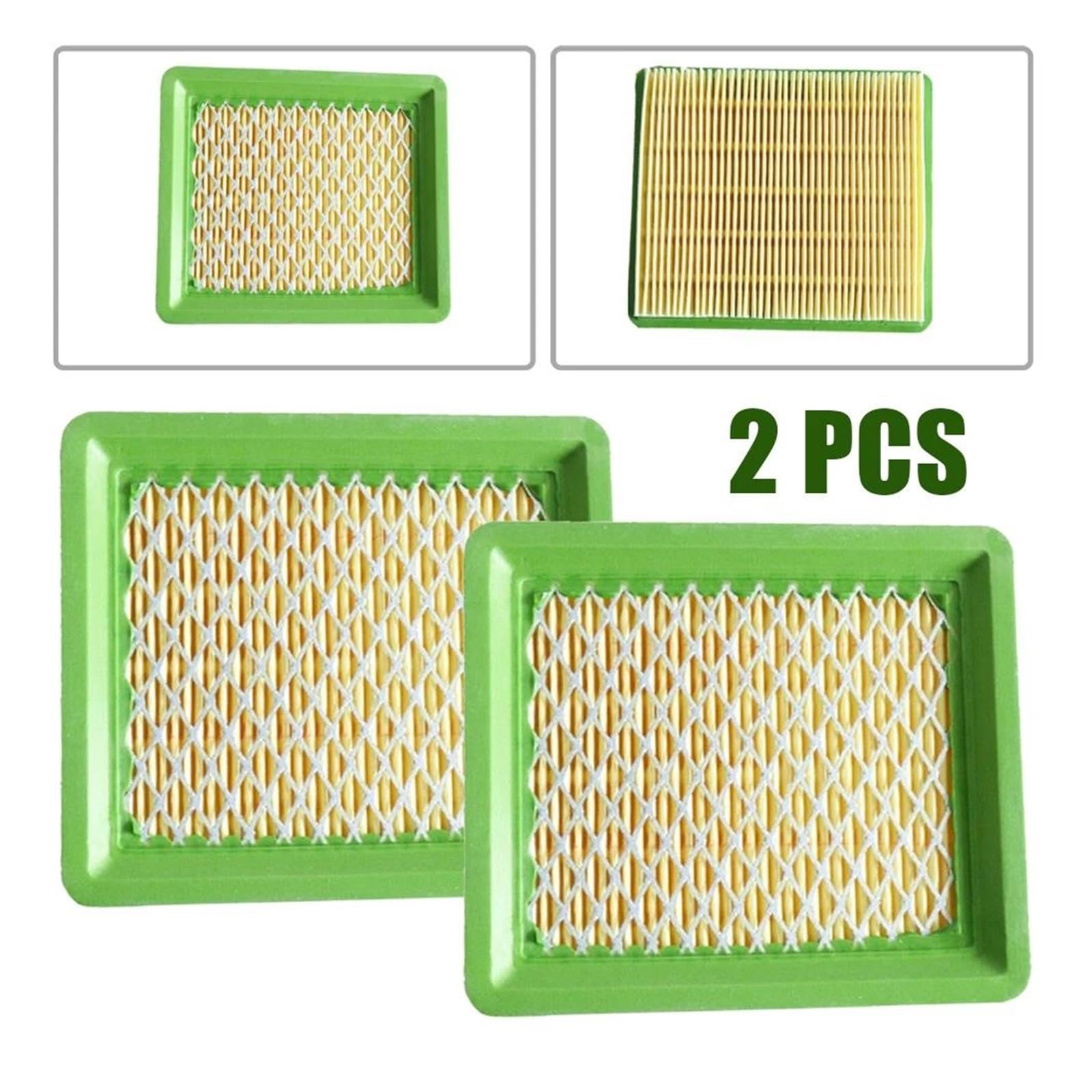 Filtres à air Briggs and Stratton d’origine Filtre À Air De Remplacement Pour Tondeuse À Gazon, 2 Pièces, Pour FX-RM 4639 5196 ES/PRO 1855 FX-RM 5.5 5.0