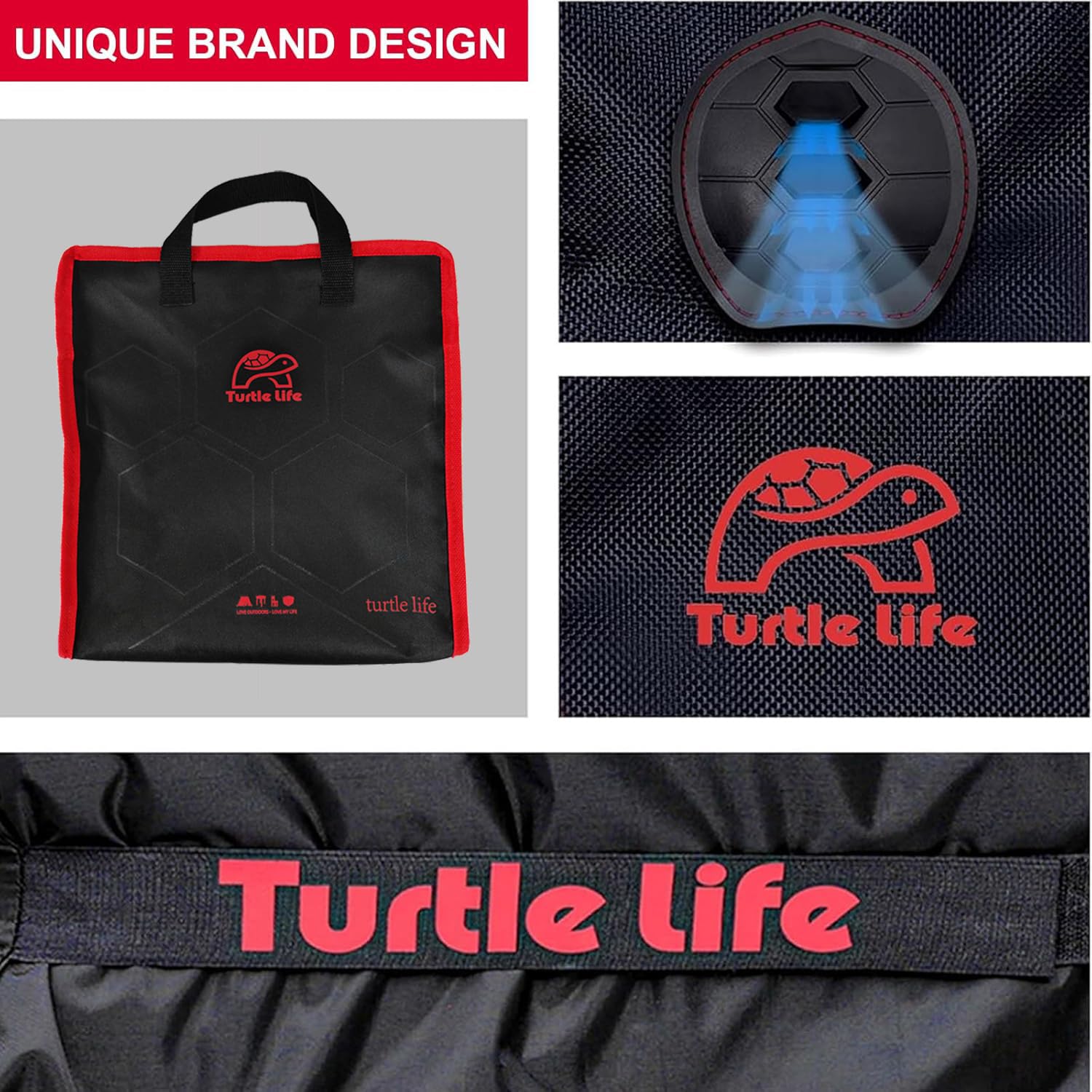 Turtle Life Funda para barbacoa, 132 cm, resistente e impermeable, para parrillas de gas de 3 quemadores, apta Weber Spirit, Char-Broil y Performance y Signature, negro