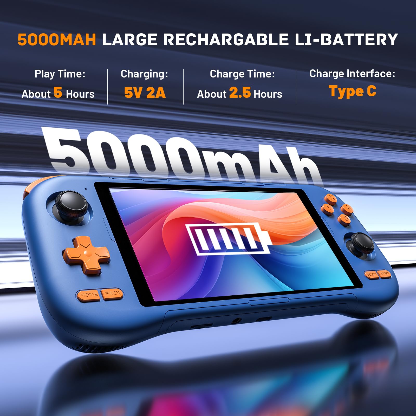 Amazon.com: Kinhank K56 Consola de Juegos Portátil Retro con más