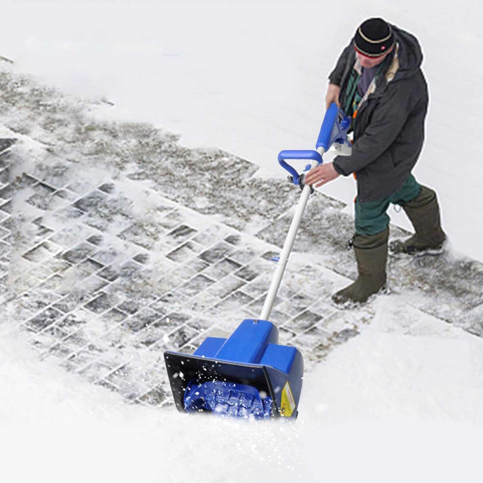 Amazon.co.jp: 新型 除雪機 充電式 電動スコップ 除雪スコップ 電動