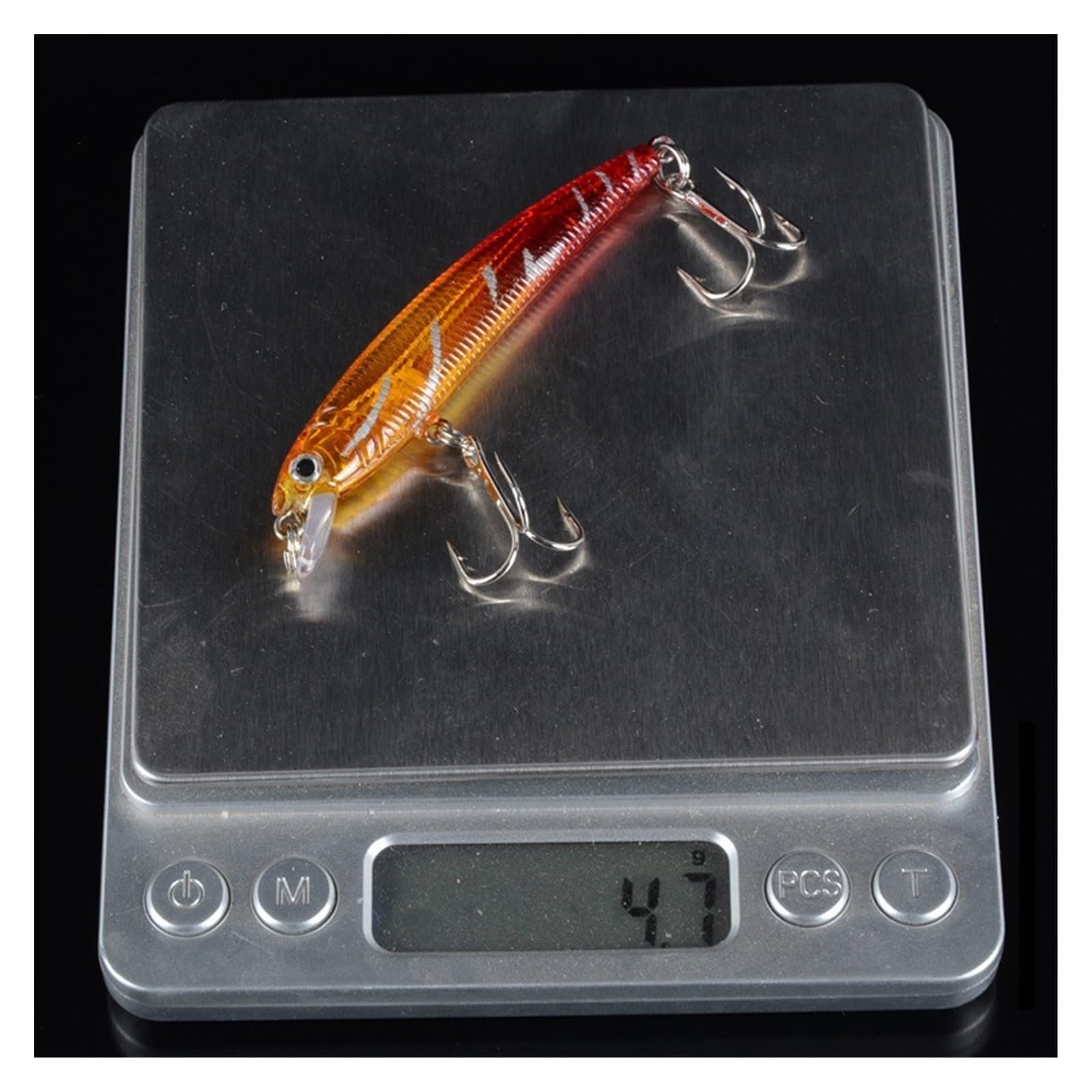 1 señuelo de Pesca Minnow 5,6g 7,5 cm Duro Crankbait Wobblers Artificial Flotante (Color : 7)