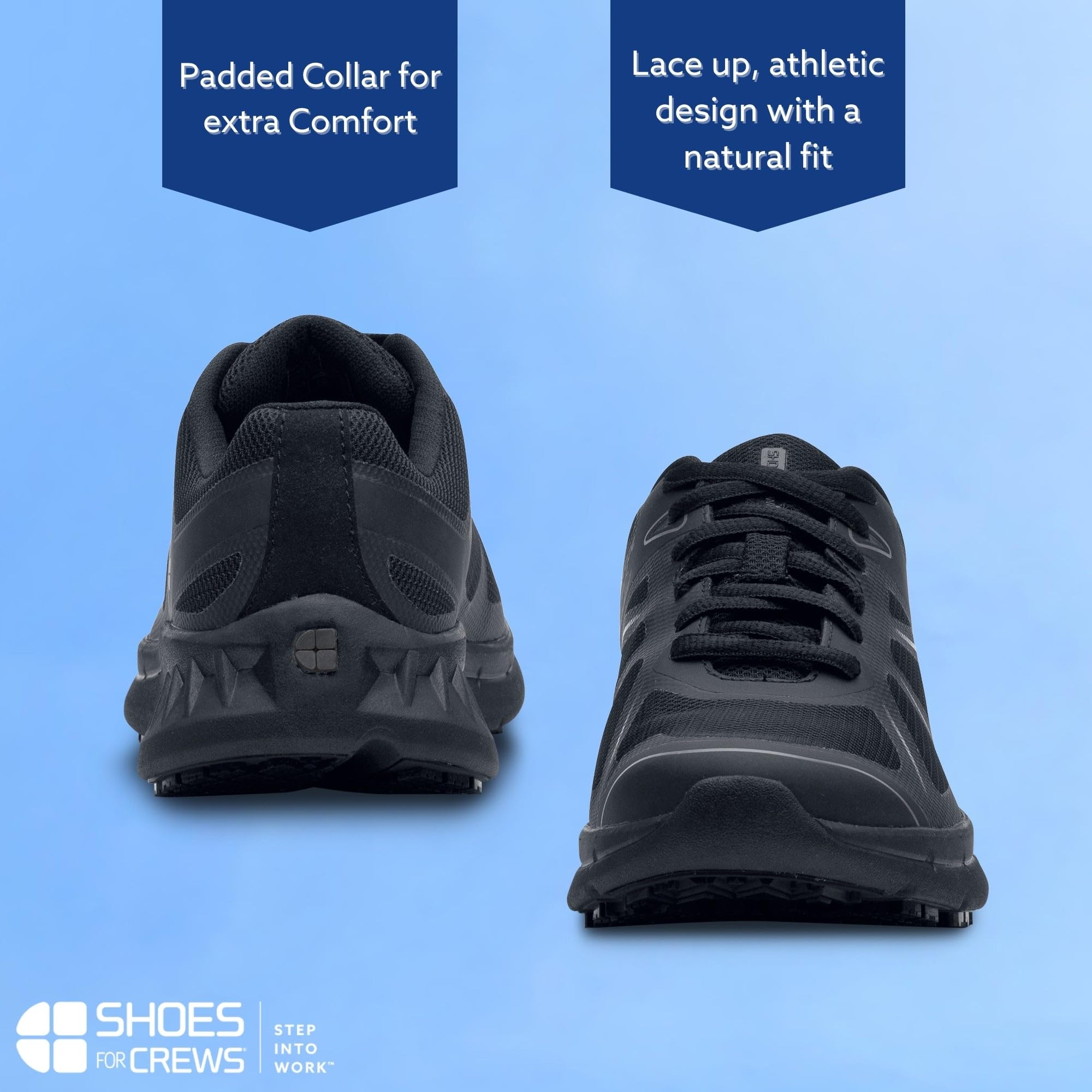 Shoes for Crews Scarpe da Lavoro Vitality II – Scarpe Professionali con Suola Flessibile Antiscivolo, Leggere, Protezione dagli Schizzi d'Acqua, OB E SRC ESD – da Donna
